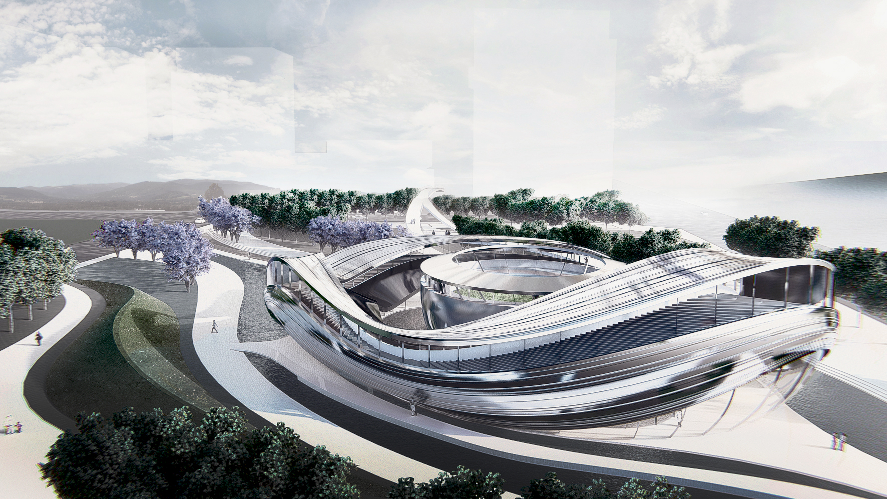 四川国际创新设计公园社区中心·能量碗 · BEHIVE Architects-17