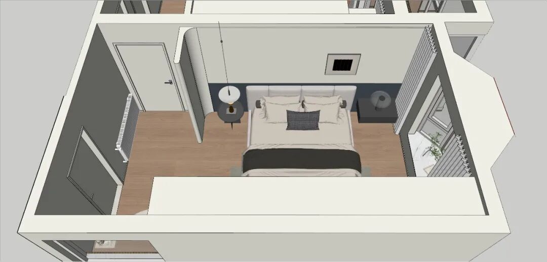 实景作品|梅花山庄168㎡异形空间变通透婚房！-106