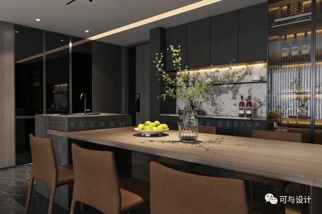 麓湖 200㎡精装房现代风改造丨中国成都丨可与设计-28