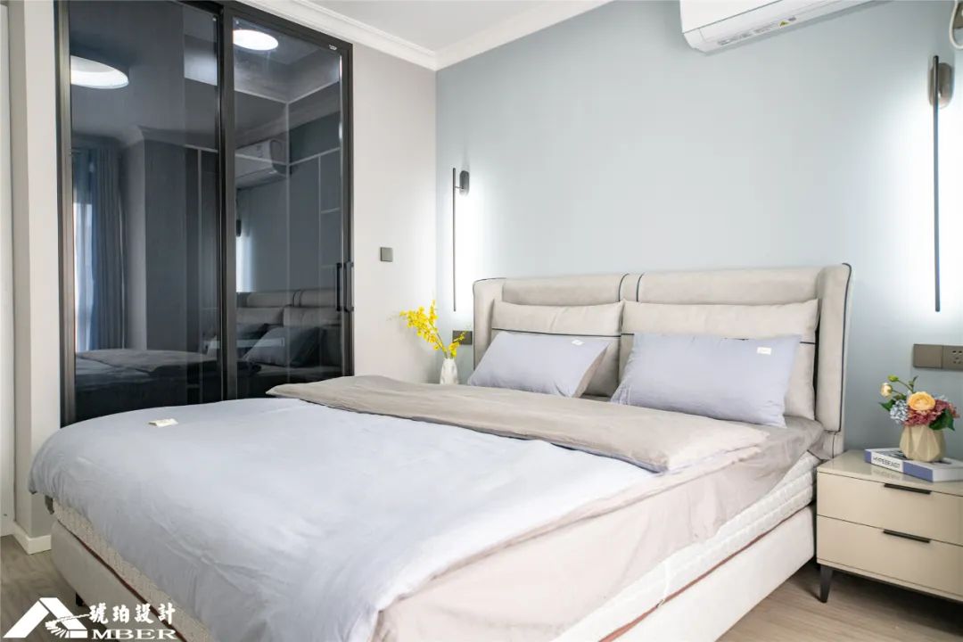 中海凤凰熙岸，现代简约婚房设计，独立衣帽间巧规划-86