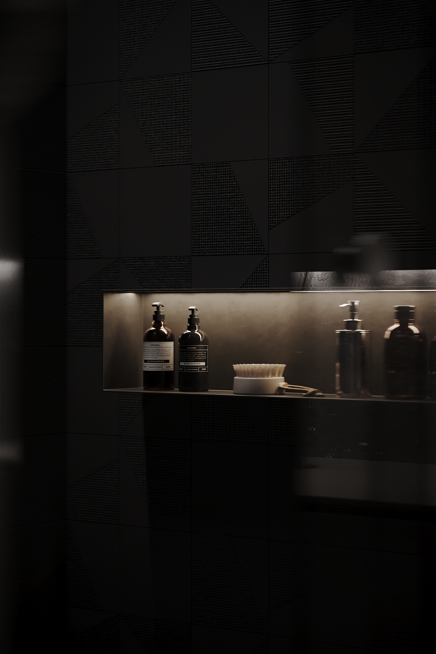 质感黑白灰空间设计  细节超多-26