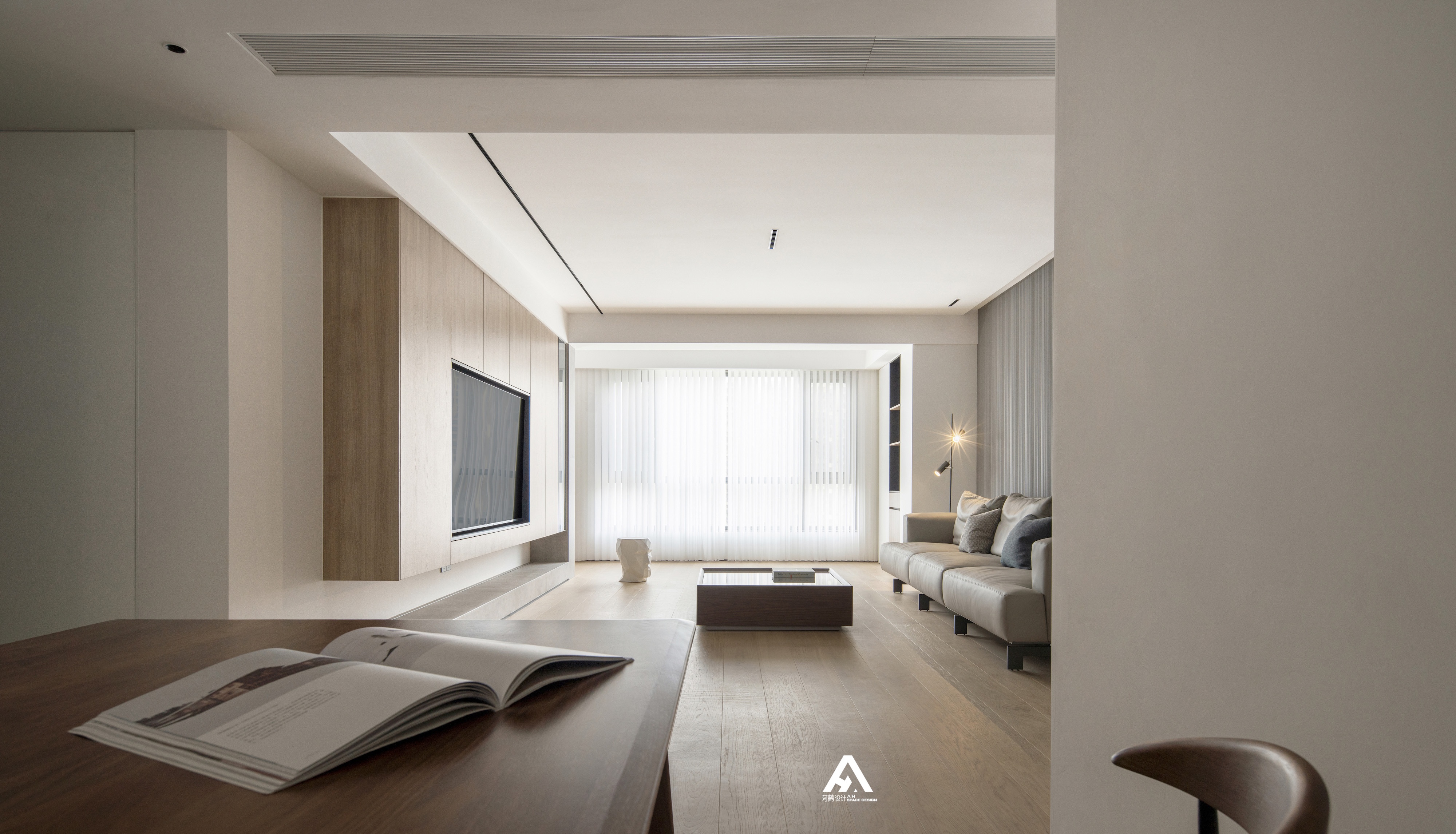 南昌阿鹤设计 · 135m²极简原木风居所丨中国南昌-24