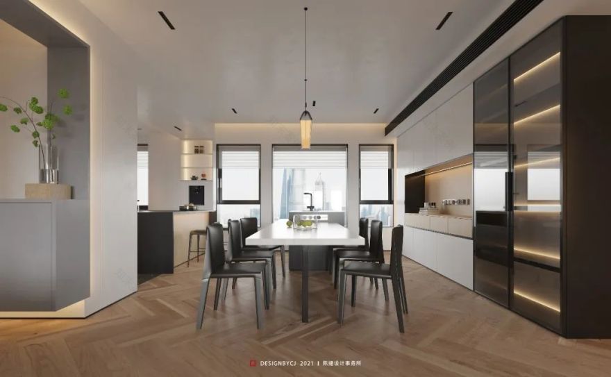 汕头悦景逐光 · 现代极简空间的光影魅力丨中国汕头丨集句设计-20