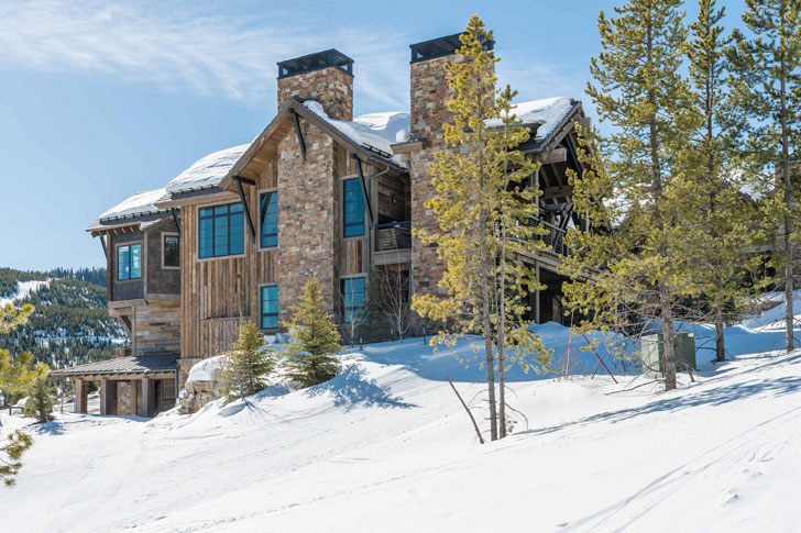 美国蒙大拿州惊艳现代木屋-19