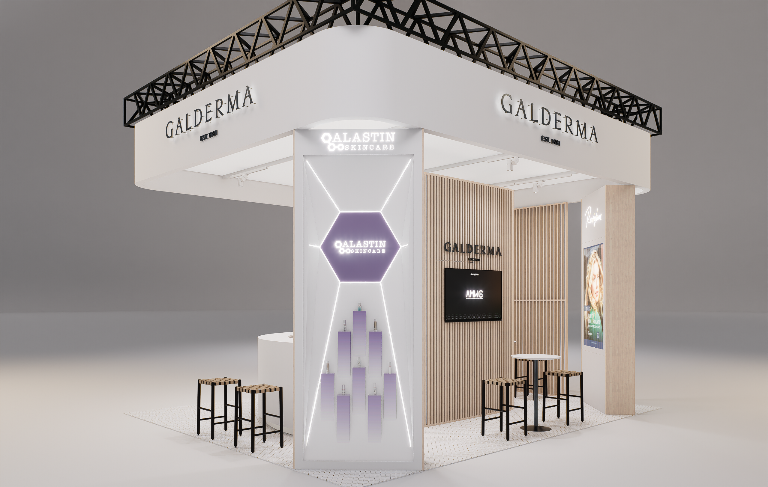 Stand AMWC Galderma 2024-1