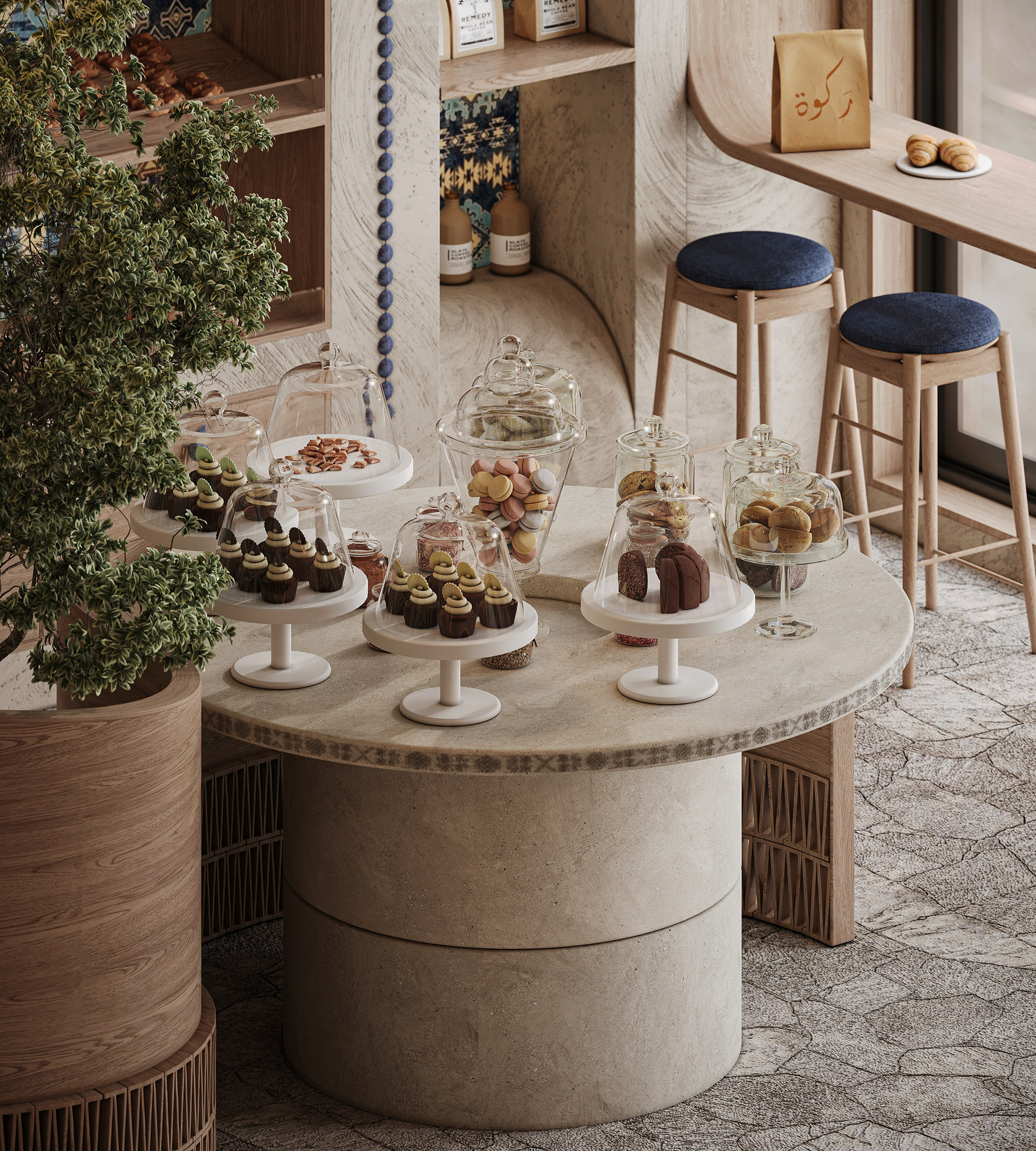 拉克瓦咖啡馆丨沙特阿拉伯丨Bloom Studio-19