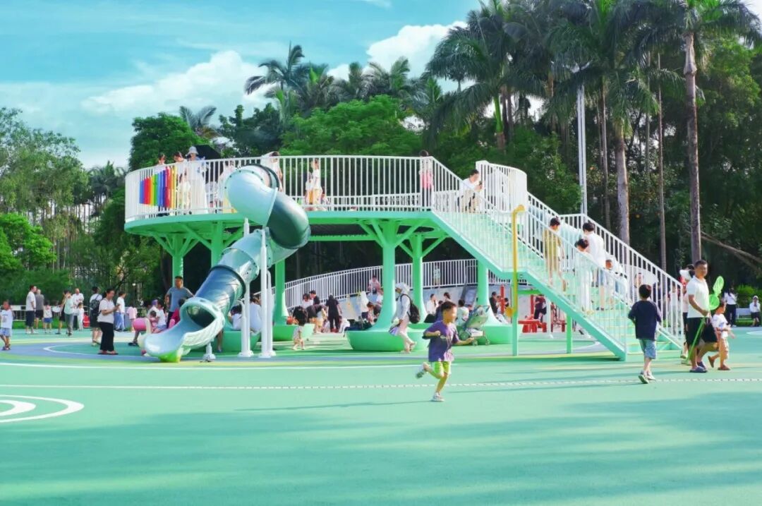 深圳城市记忆洪湖公园:荷塘月色主题儿童乐园丨龙祥康体设计施工整体案例-22