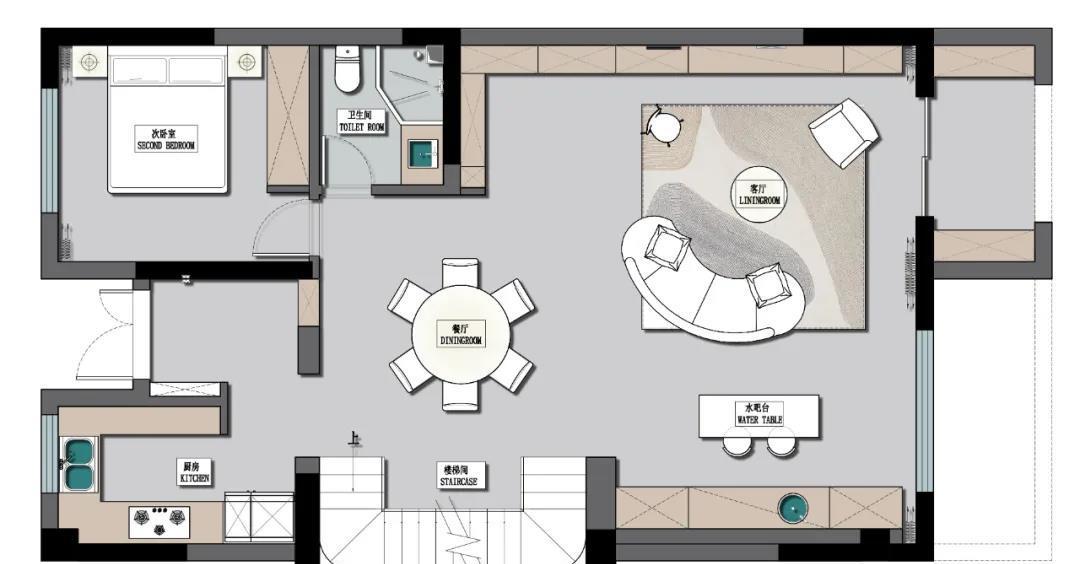 极简美学 · 350㎡底复空间的精致改造-4