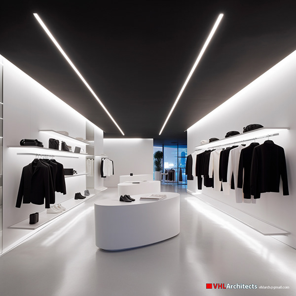 Black and White a store Fashion on the CMT-8, Str-5