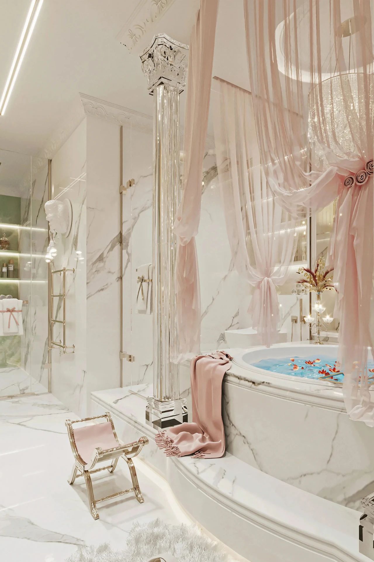 魔方空间丨上海256m²宝格丽公寓丨中国上海丨魔方空间设计-46