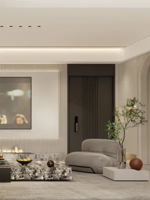 新湖明珠城现代简约大平层设计丨金螳螂家苏州新区店-32