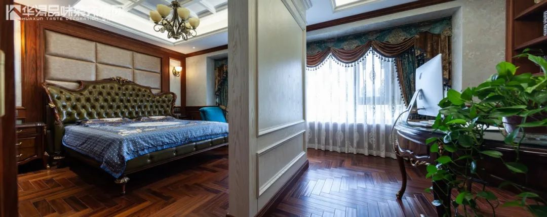 128m²美式古典家居,华美富丽的浪漫气息-33