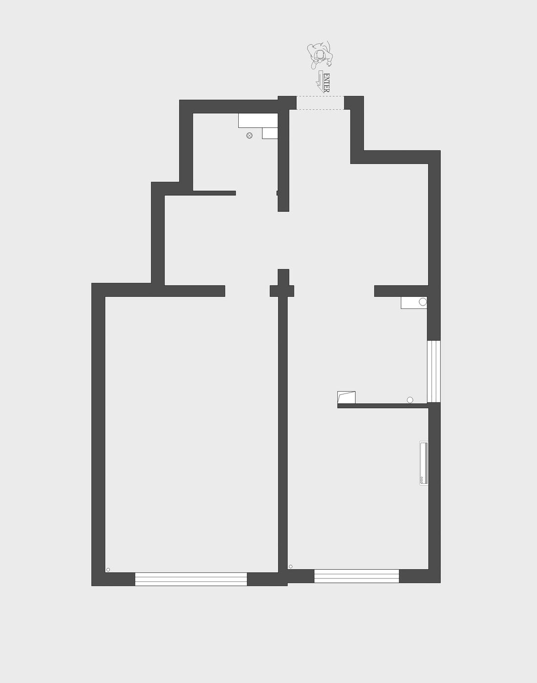 解锁54㎡小户型改造干货合集丨中国北京-0