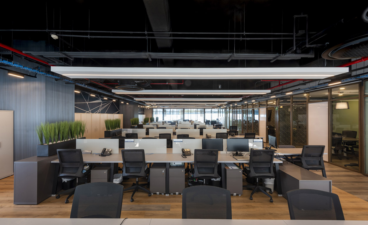 墨西哥城金融公司优雅办公空间-9