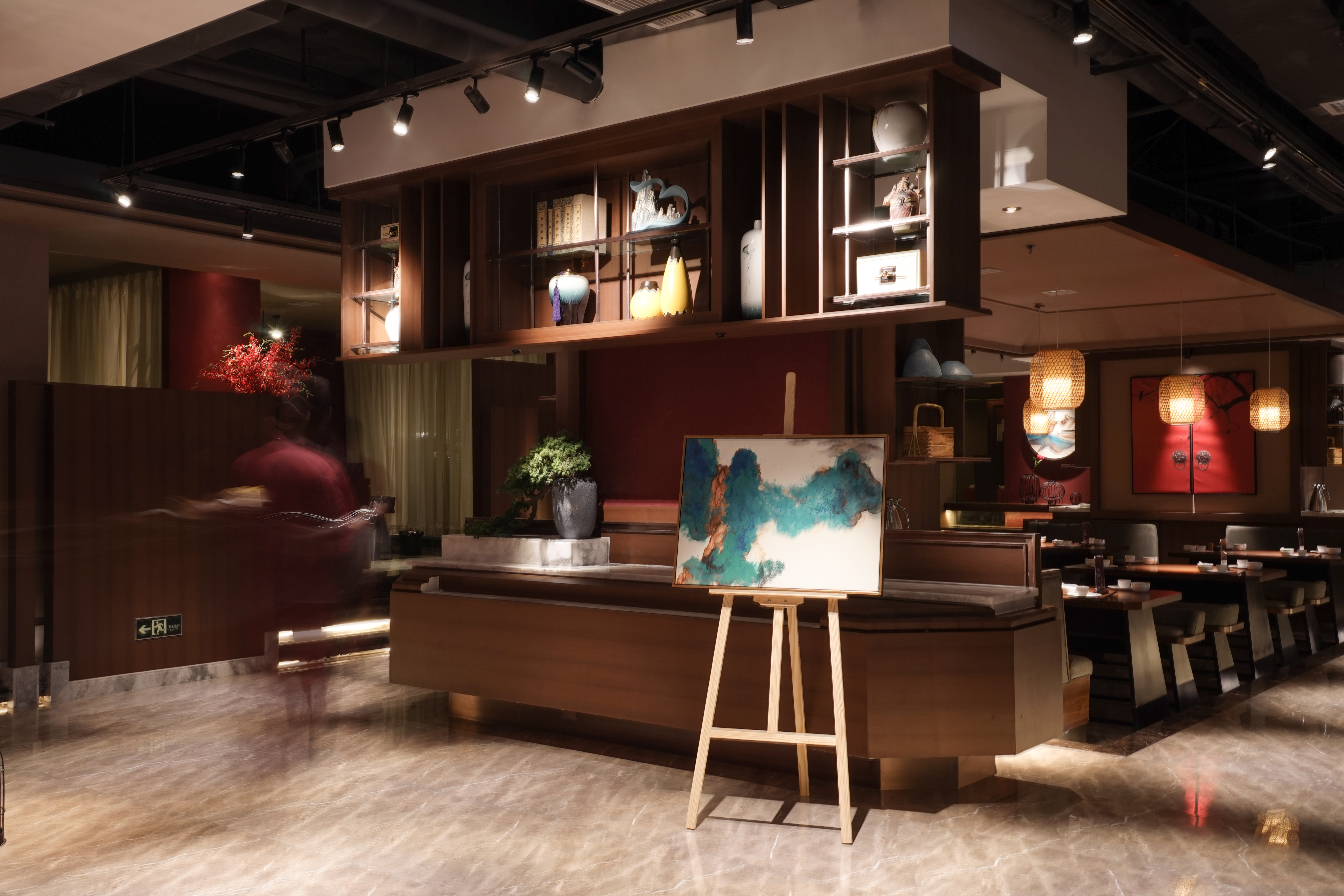 拉萨LHASA_九门川菜府邸餐厅设计-14