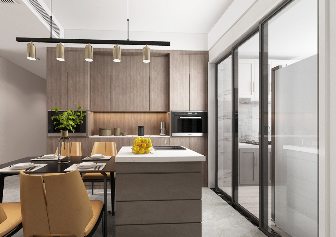 现代北欧家居,开放式餐厨空间,温馨舒适-14