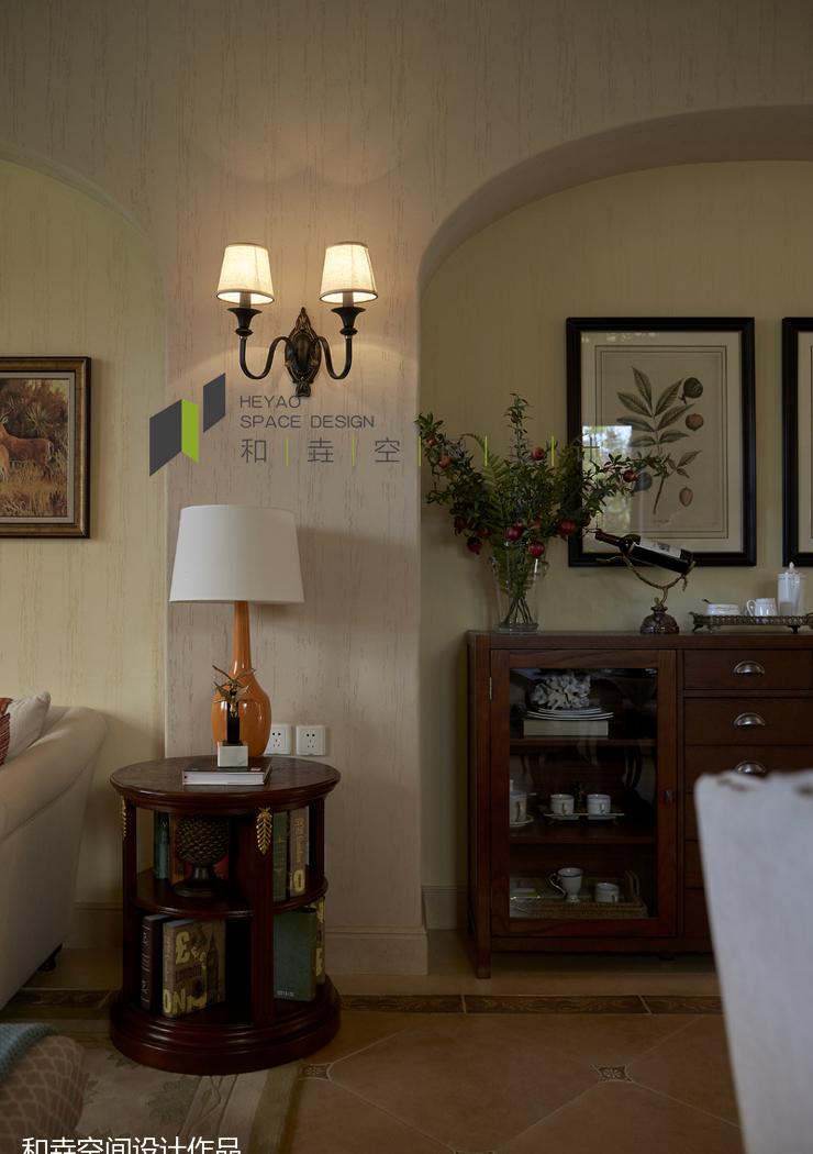 
莱芜桃花源美式田园风格装修设计实景售楼样 -2