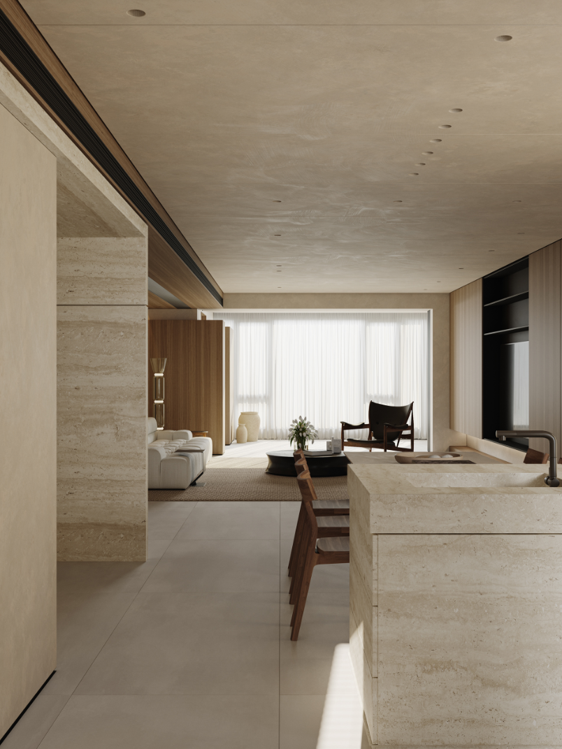 176㎡现代简约松弛感住宅-5