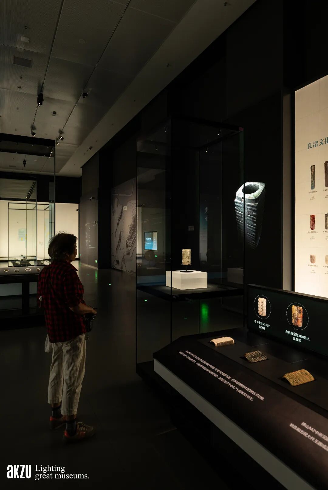 玉架山考古博物馆基本陈列|埃克苏博物馆照明项目-55