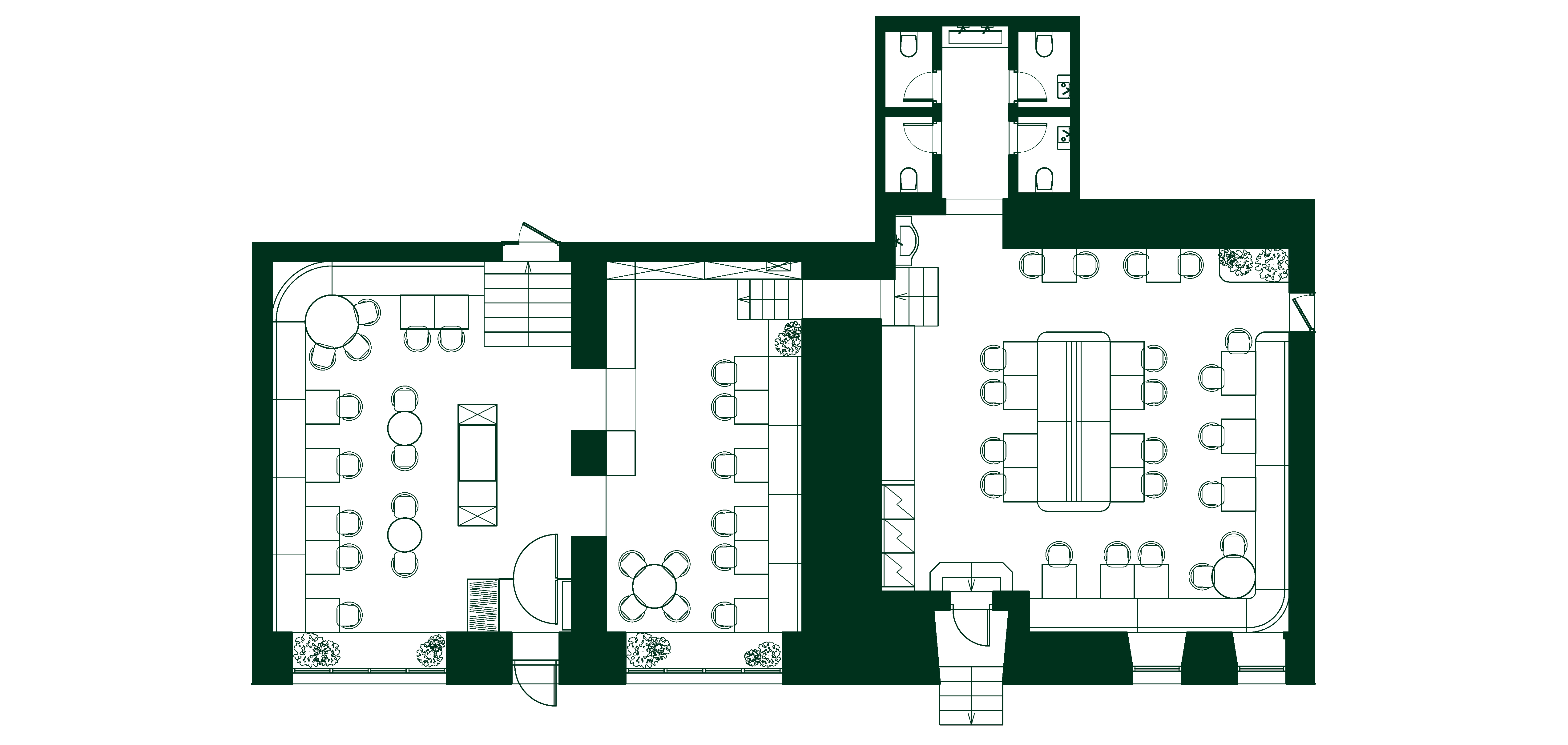 Grazie Ragazzi 意大利餐厅和酒吧丨俄罗斯圣彼得堡丨Julia Desyatnikova-8