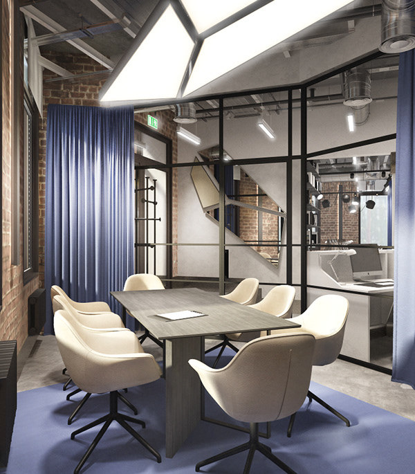 办公室设计项目丨RedLine 设计工作室-11