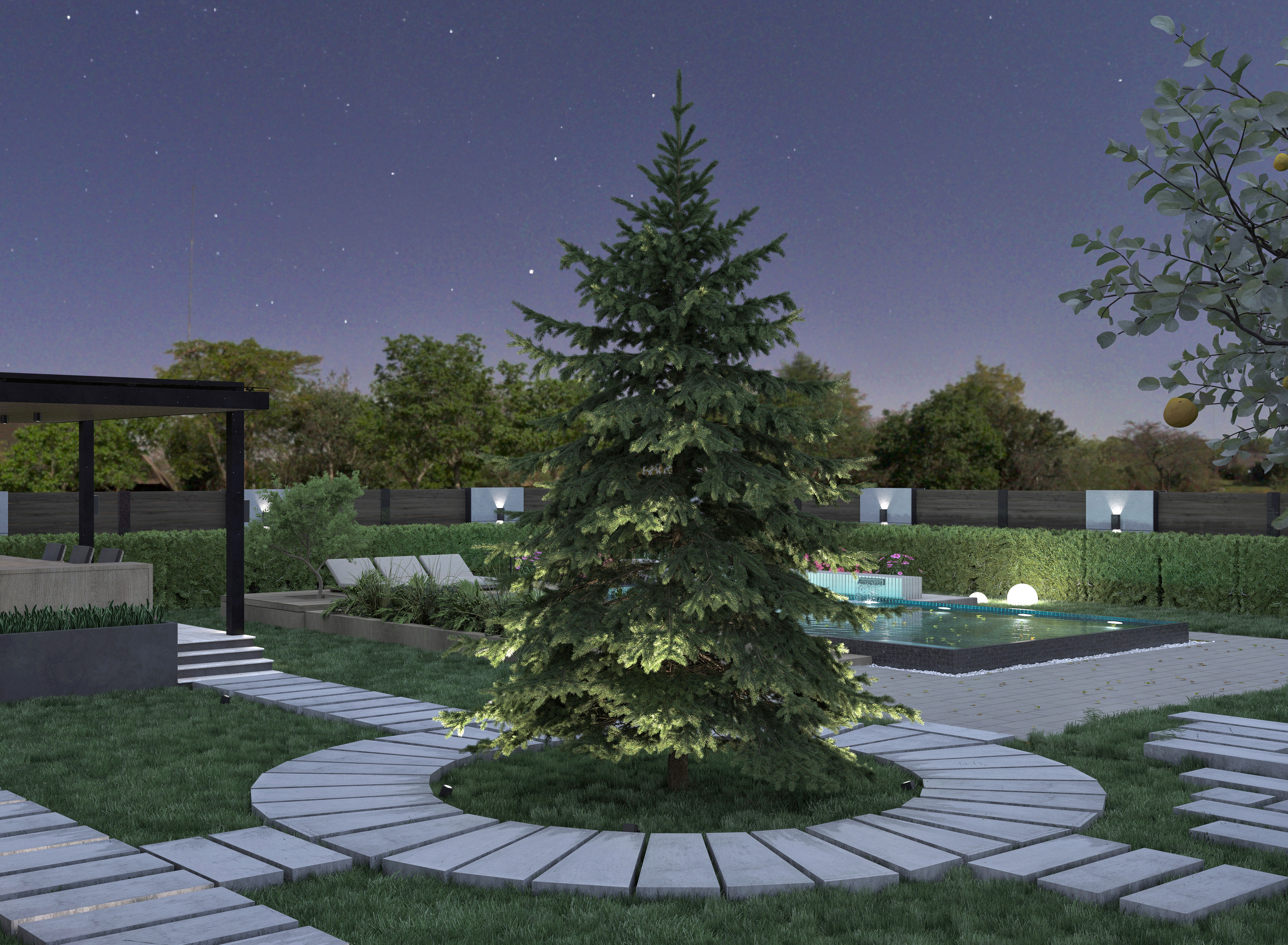 Дизайн – проект благоустройства приусадебного участка-1