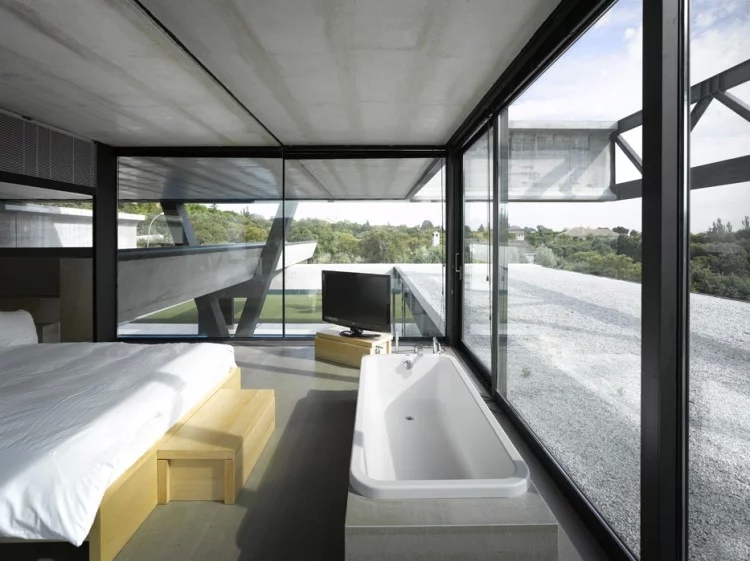 豪华别墅 现代风格马德里的个性住宅-9