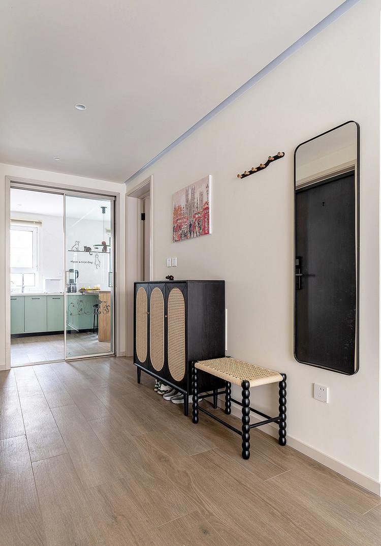 89㎡复古原木风，厨房打开秒变社交领域-17