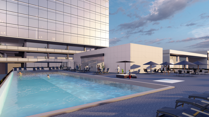 商业与住宅塔楼新阿拉米恩城丨开罗大学工程学院建筑系-17