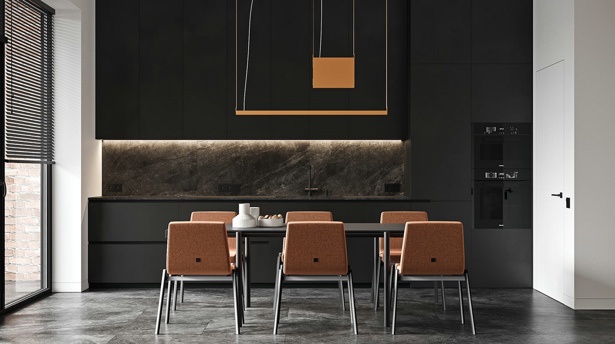 高级黑色系空间设计 无法抵御的气质！-5