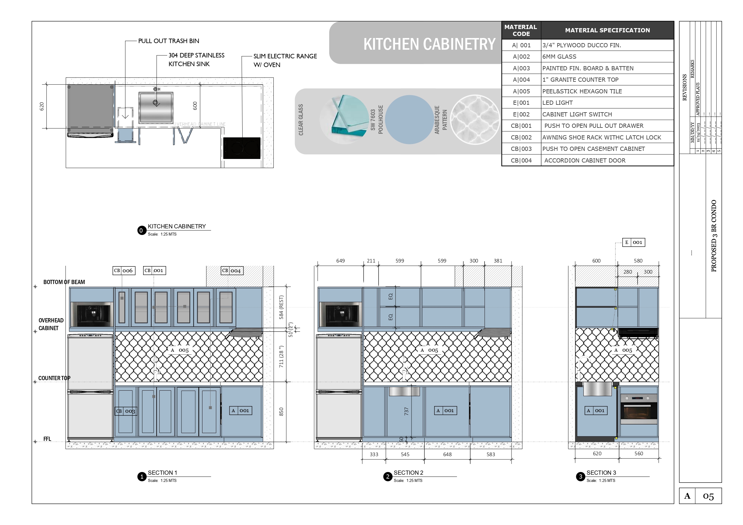 3 bedroom full interior fitout-4