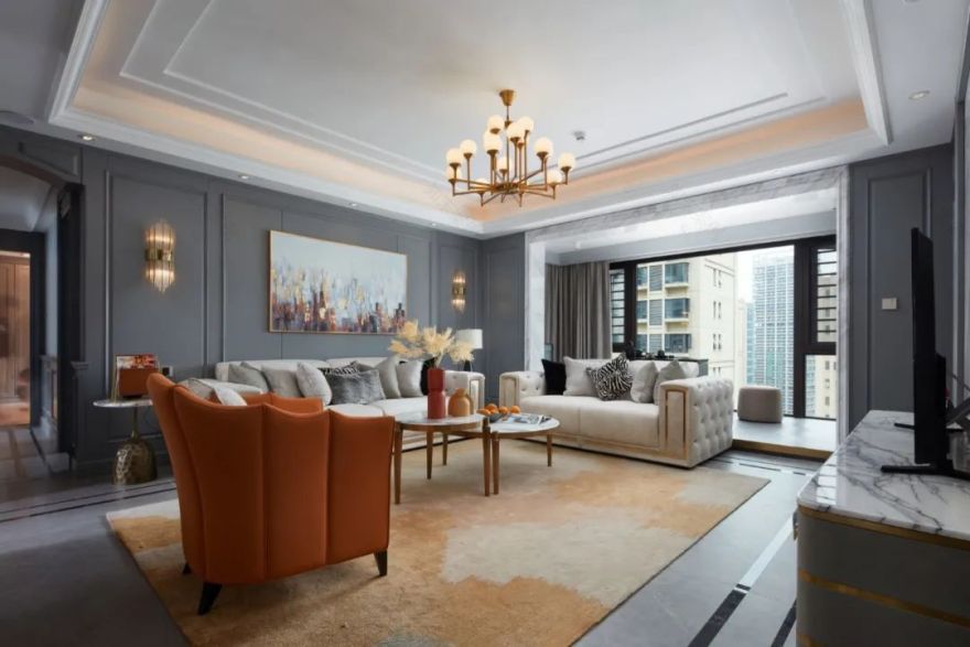 蓝色多瑙河恋曲 · 南宁四房两厅优雅空间设计丨中国南宁丨柒颜设计-36