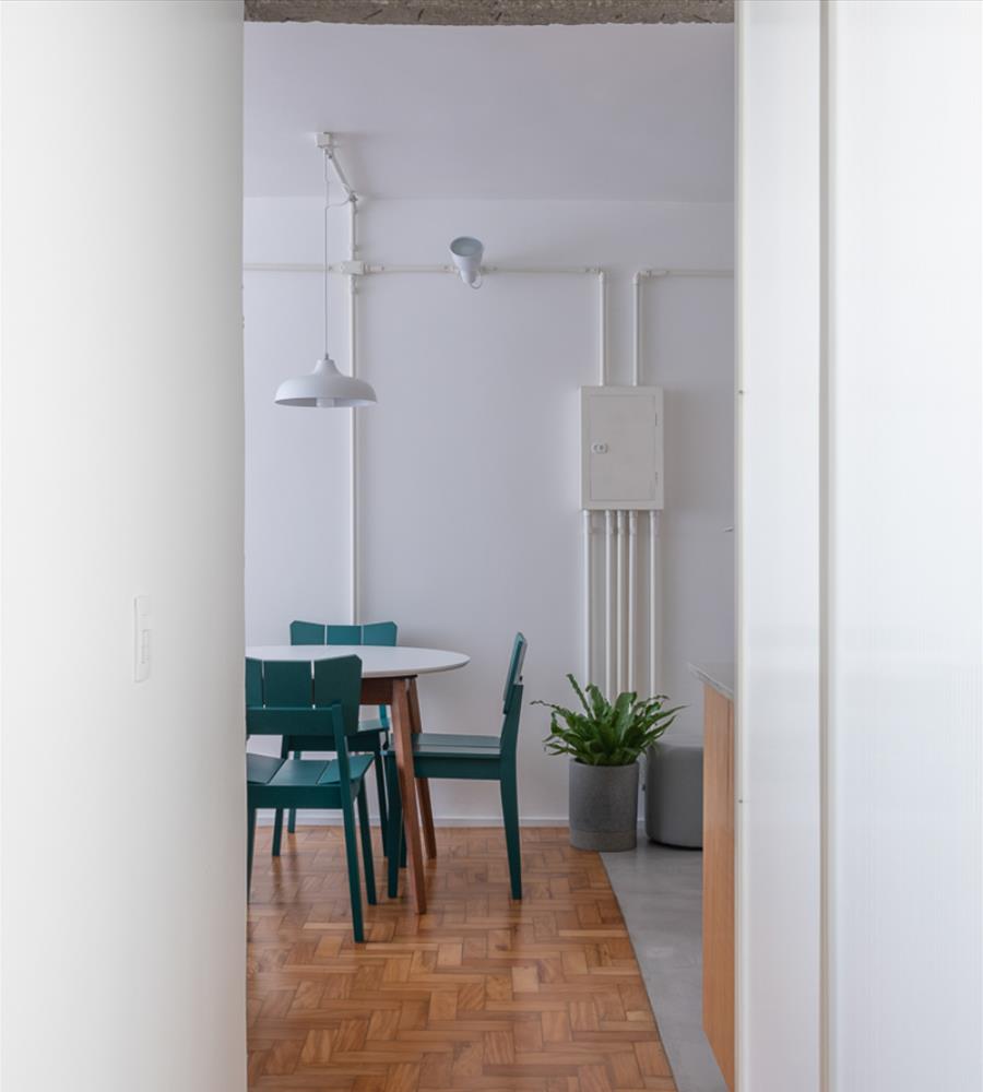 巴西 Pinheiros 公寓改造-5