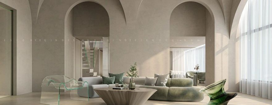 氛围感轻复古大平层丨中隆建业-57