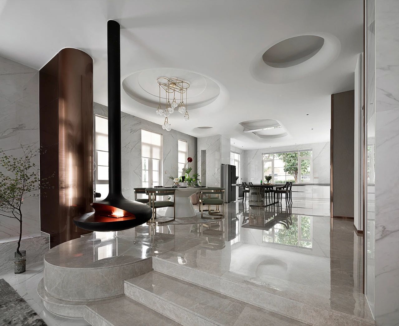 杭州钱塘江畔诗意别墅丨中国杭州丨尚层装饰(北京)有限公司-23