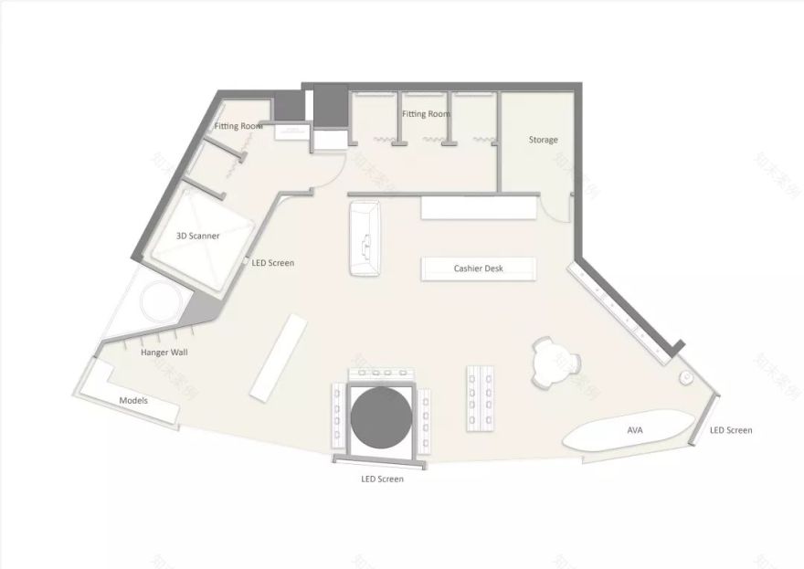 上海两家内外“NEIWAI”内衣旗舰店 l NAN Architects-31
