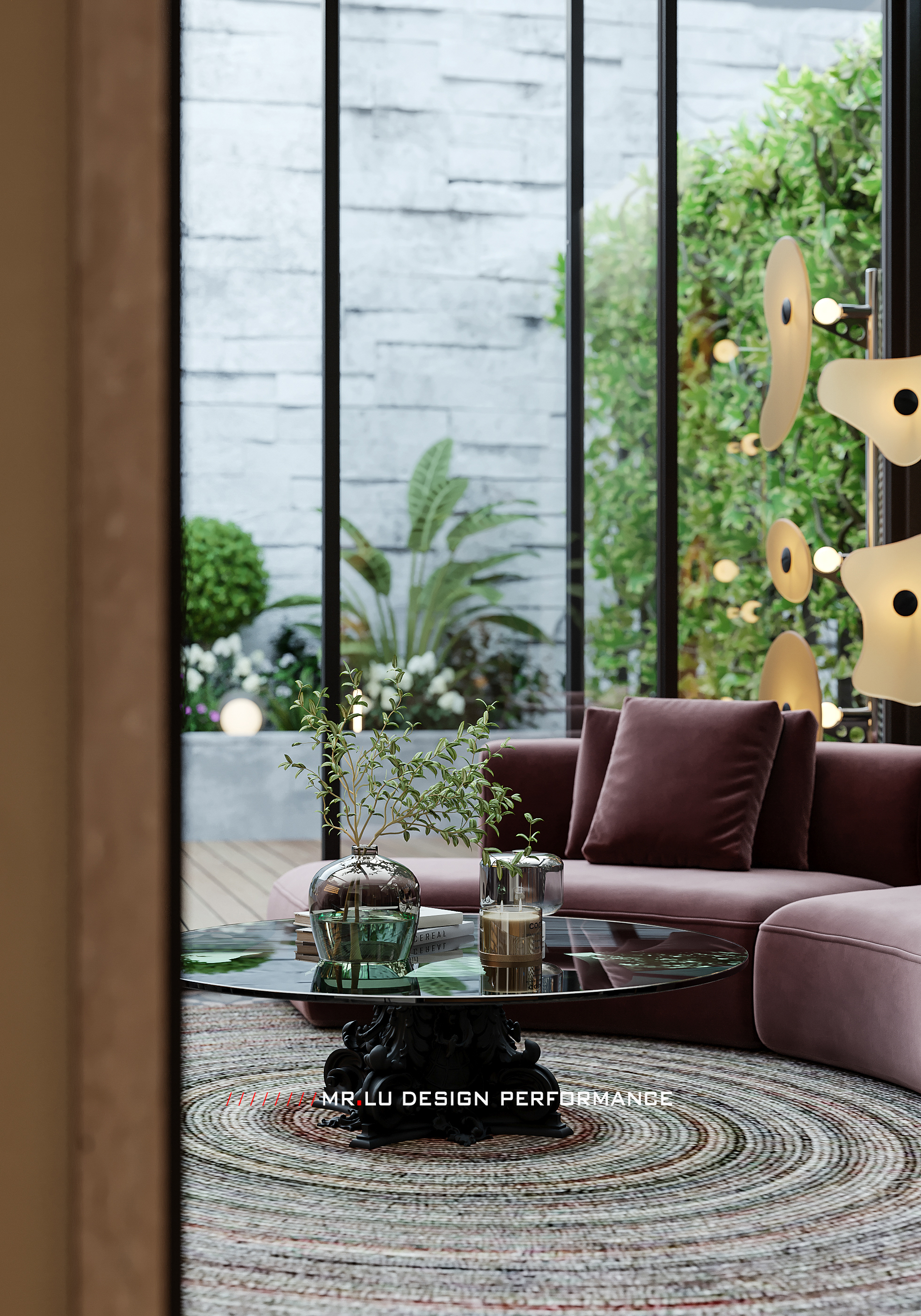 40㎡现代复古风格效果图表现-9