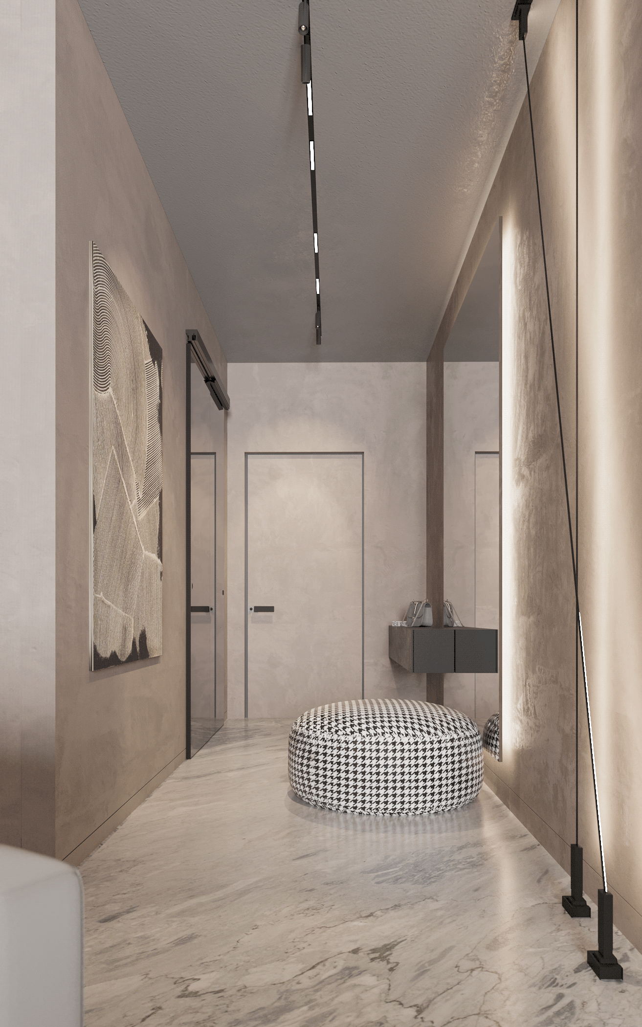 150㎡公寓设计，独特而有趣-1