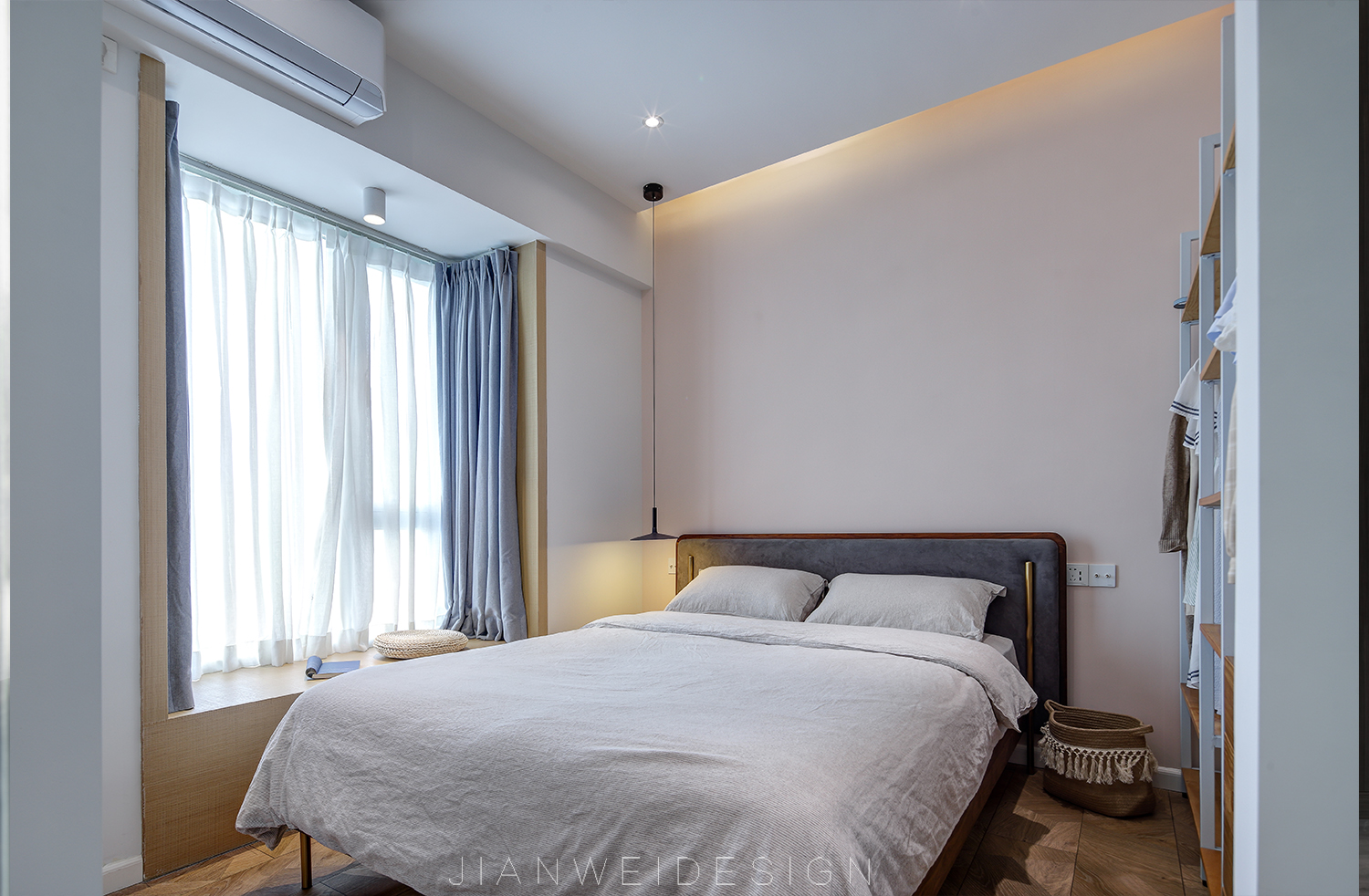 深圳新街口现代简约精致公寓设计丨中国深圳丨见微陈设艺术-44