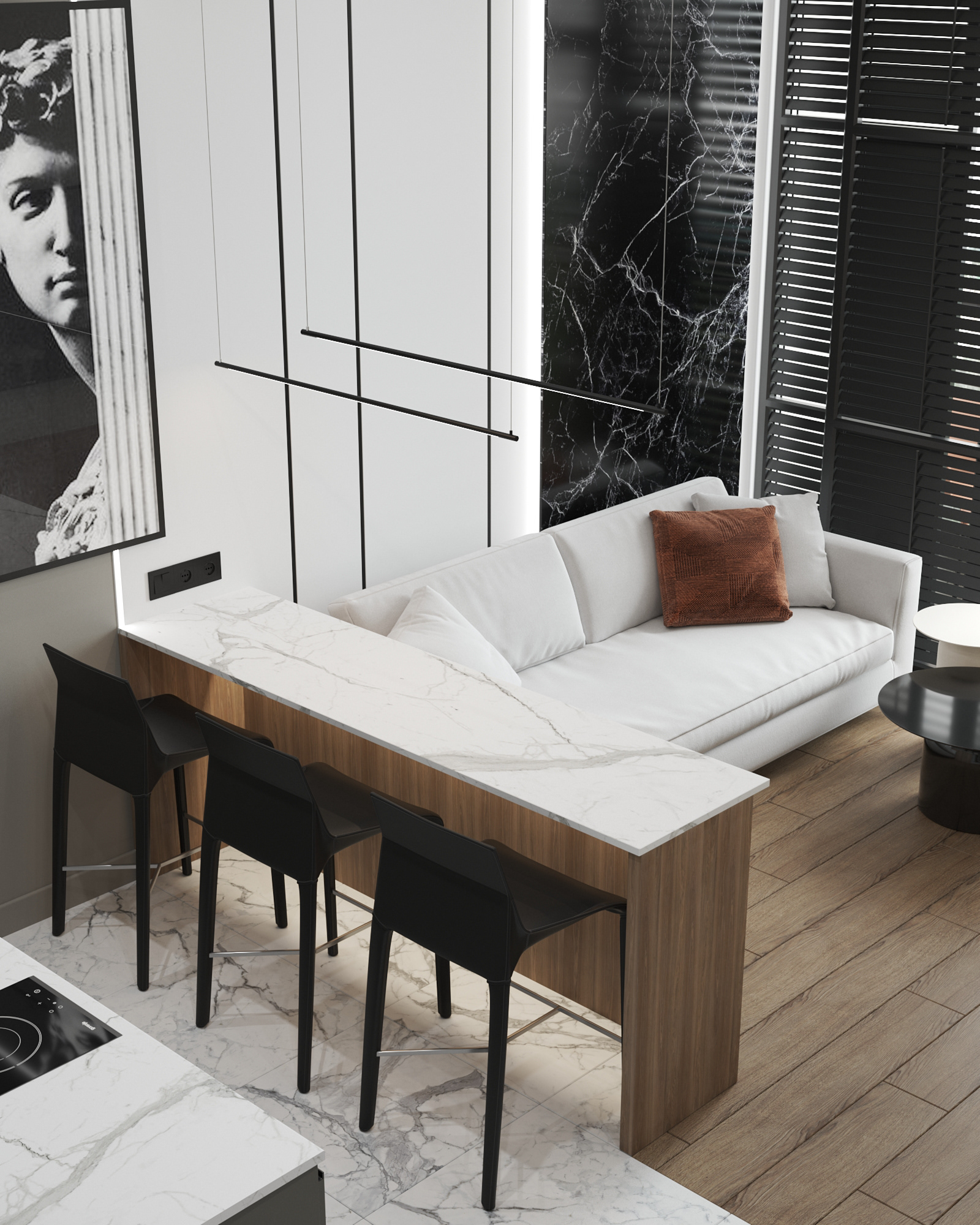 简约风公寓设计 细节超赞！-5