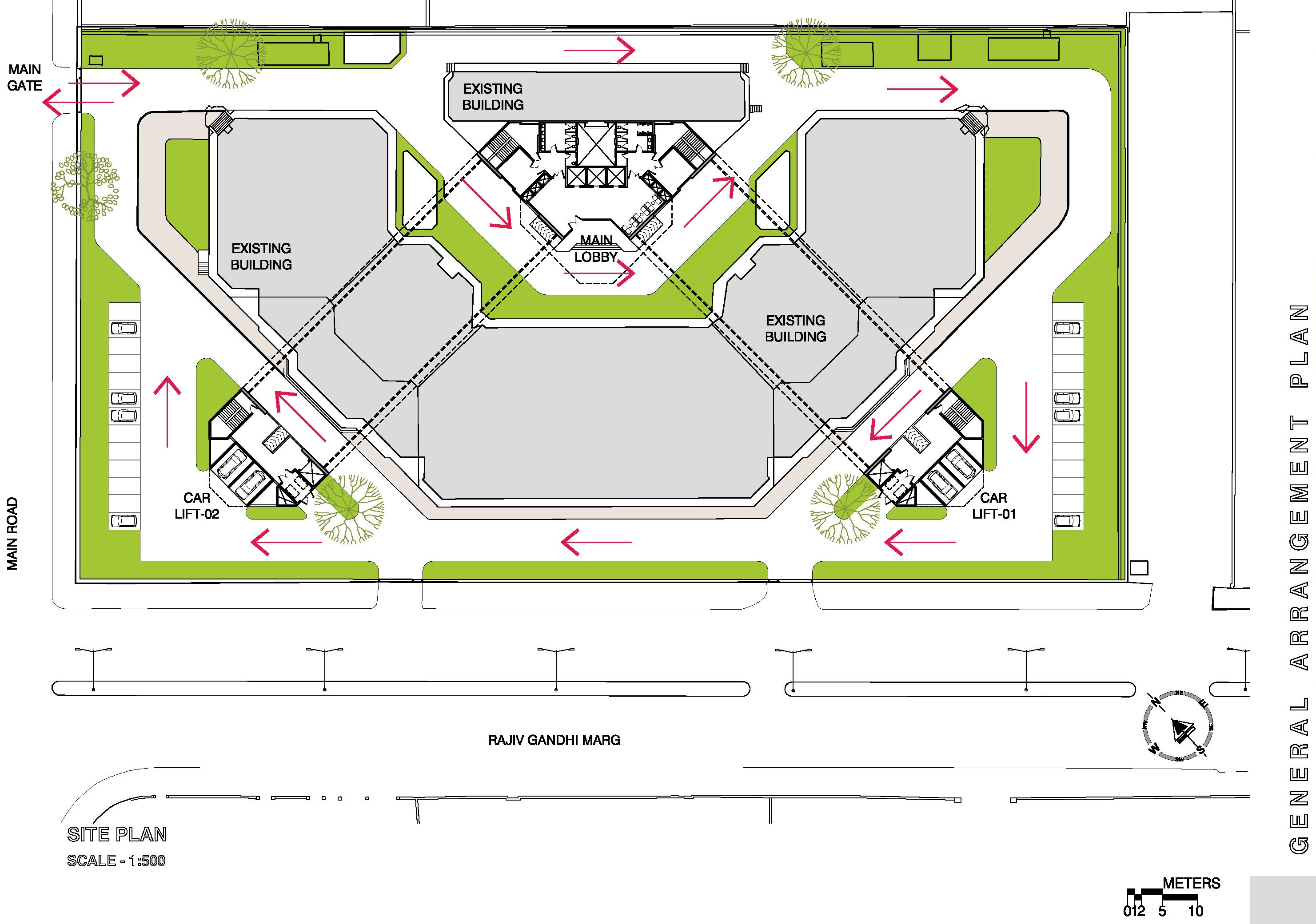 annexe building for idbi bank-12