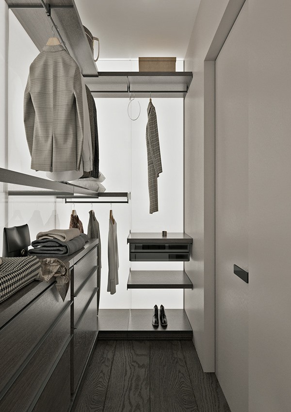 原木与灰色 打造出精致舒适的住宅-15