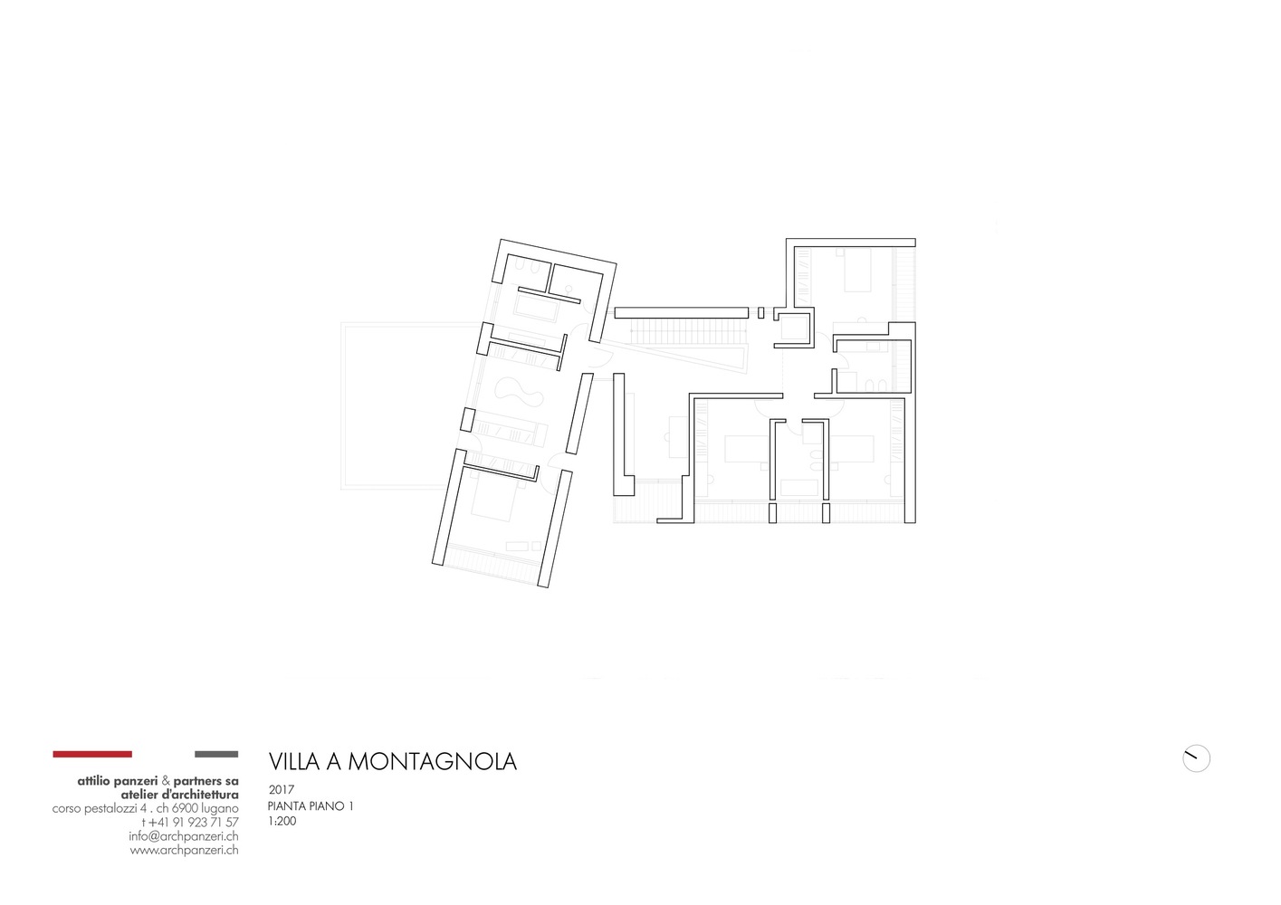 瑞士卢加诺湖畔岩石别墅-69