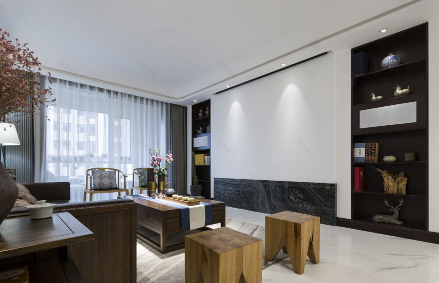 山东尚成设计实景照片--《墨韵雅清》-26