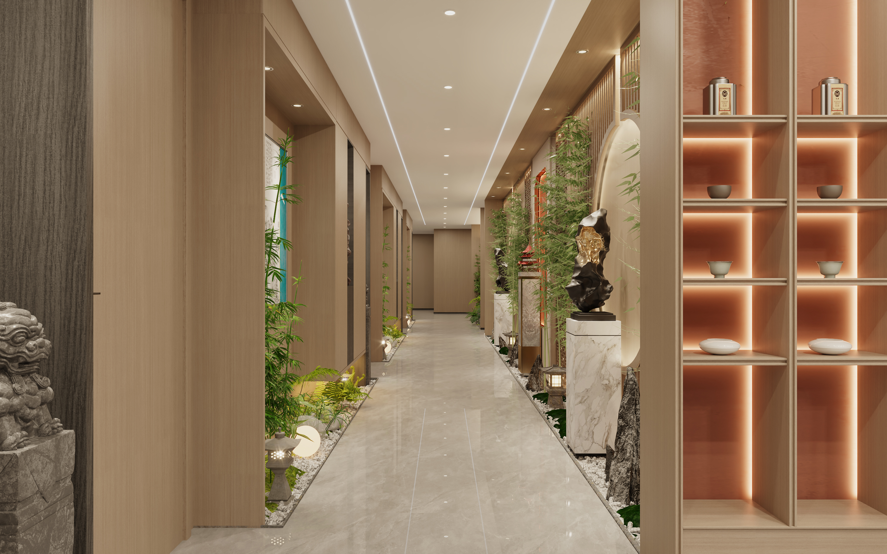 银川钏拾叁茶楼装修设计丨中国银川丨银川装修公司-93