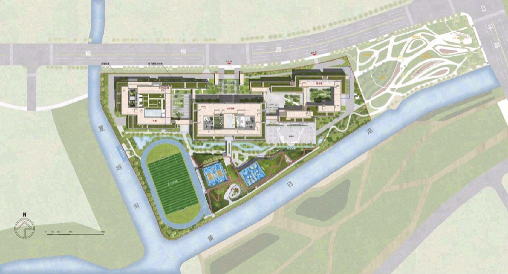 上海中学东校丨中国上海丨c+d设计中心-11