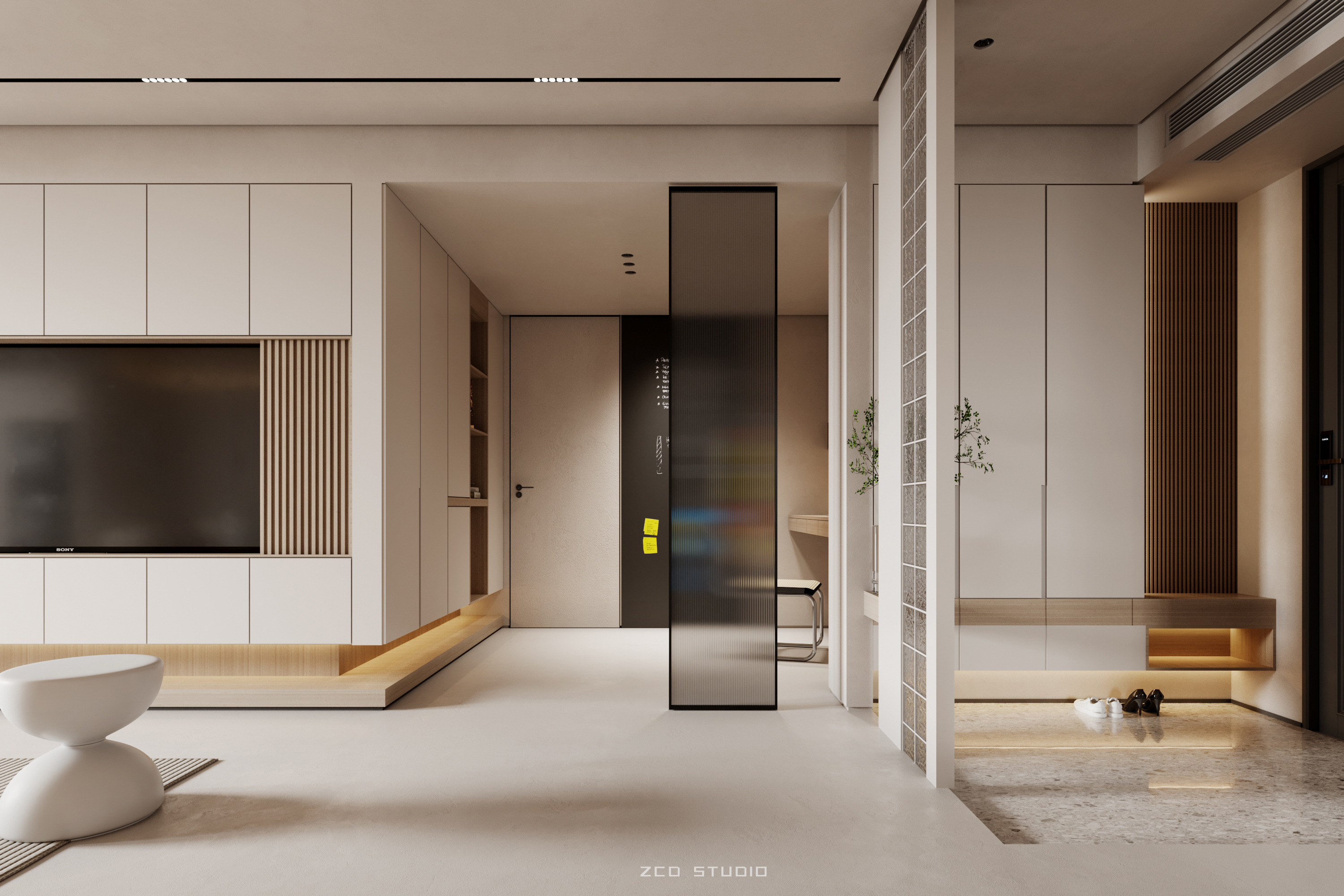 融合自然元素的 3Dmax CR5.2 室内设计案例-7