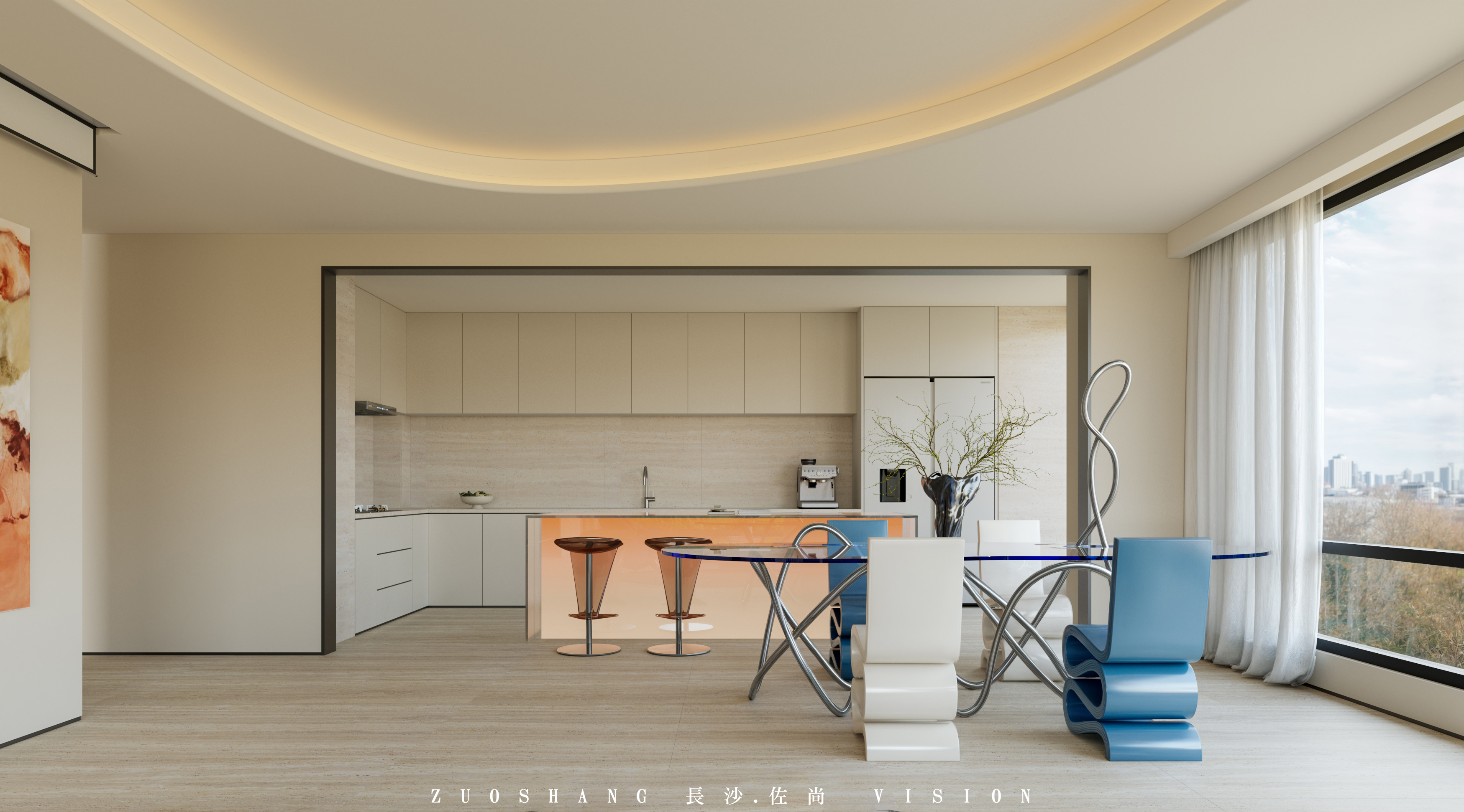 现代简约风格装修图丨长沙佐尚视觉-3
