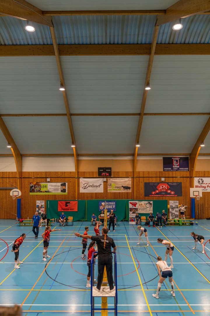 Ohey市政体育中心多功能体育馆照明改造丨比利时那慕尔丨Schréder-8