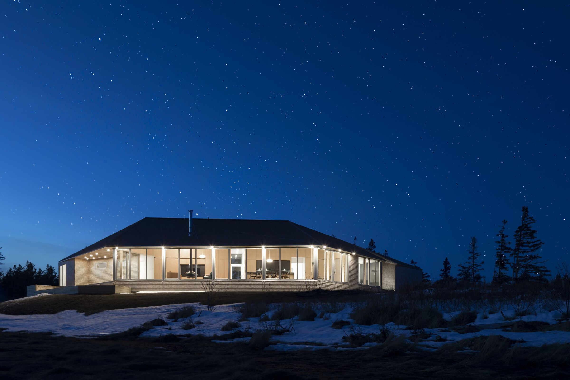 盐水草堆灵感,加拿大海边度假屋-49